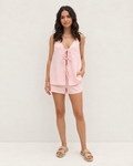 Pink Tie Lounge Set