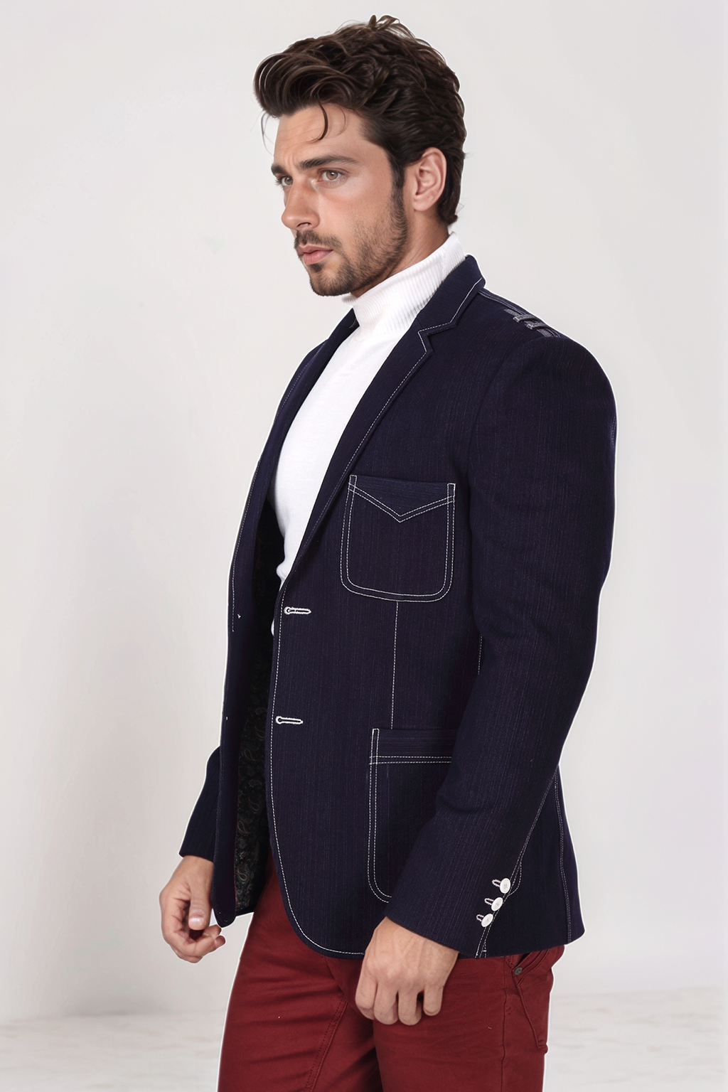 Dark Wine Blazer