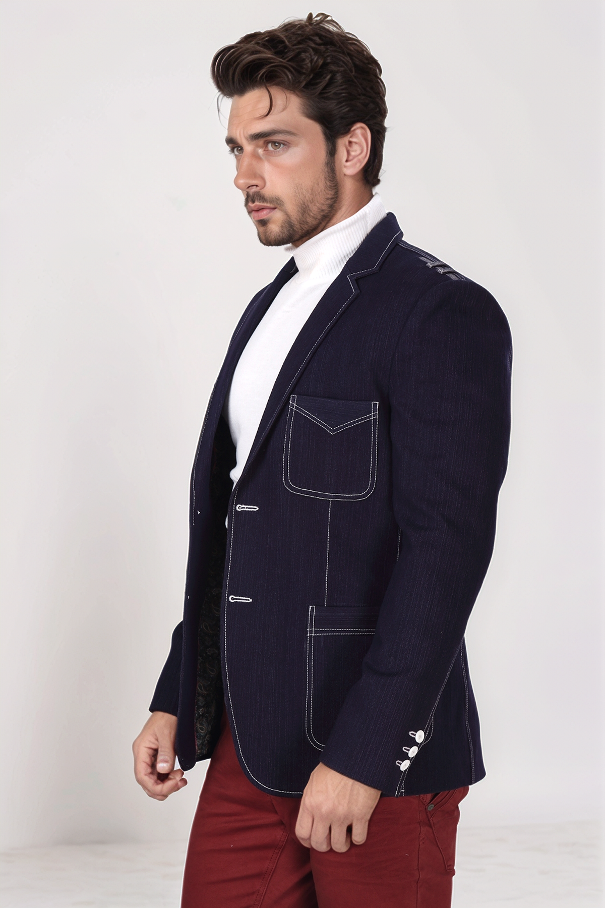 Dark Wine Blazer
