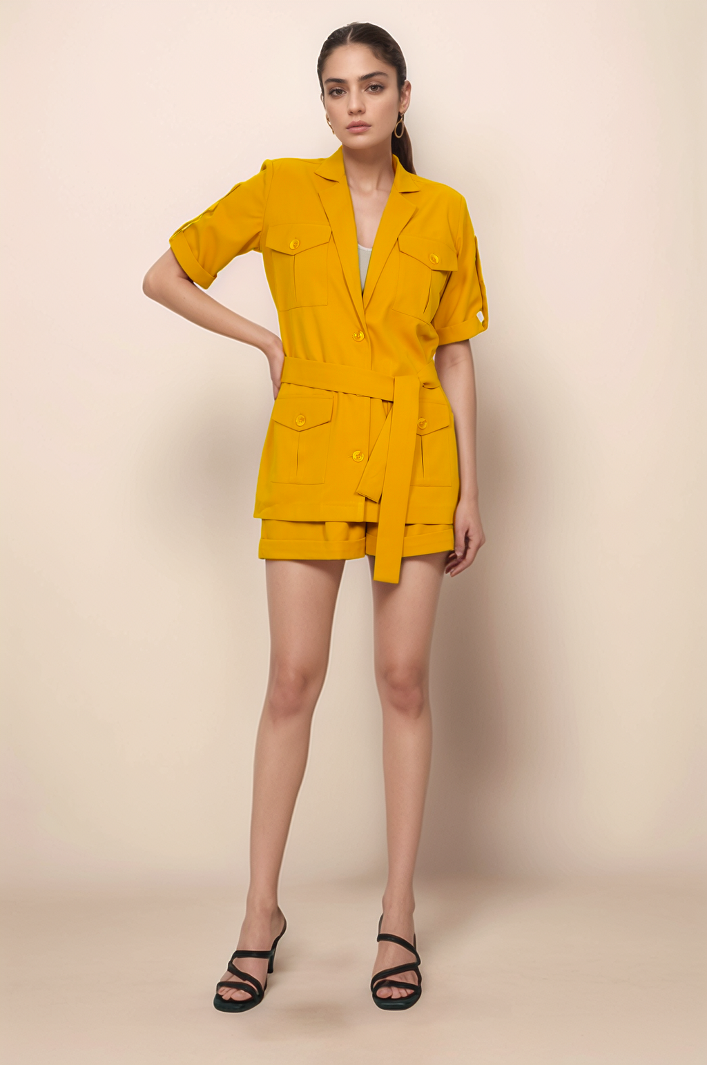Turmeric Yellow Safari Jacket