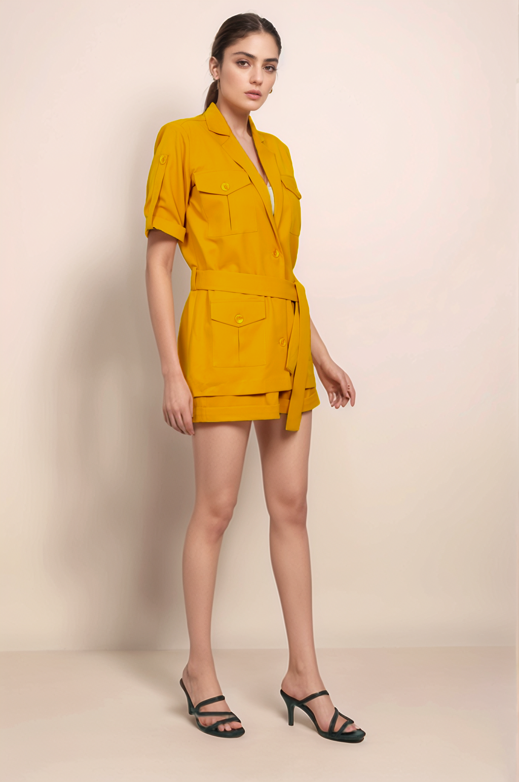 Turmeric Yellow Safari Jacket
