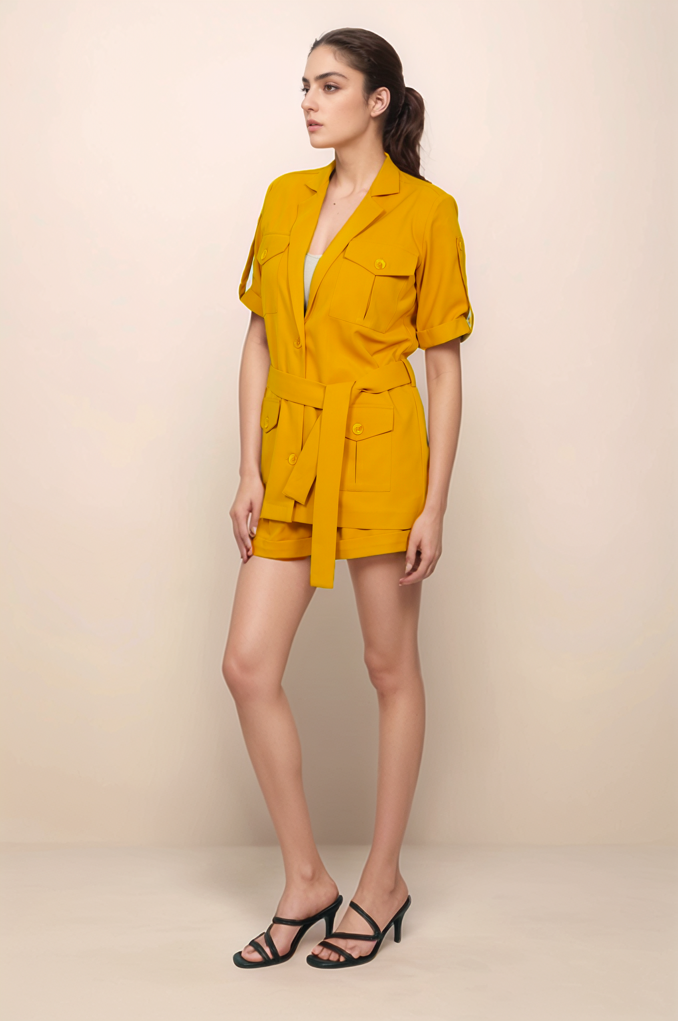 Turmeric Yellow Safari Jacket