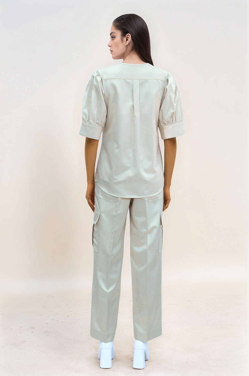 Beige Safari Women Jacket
