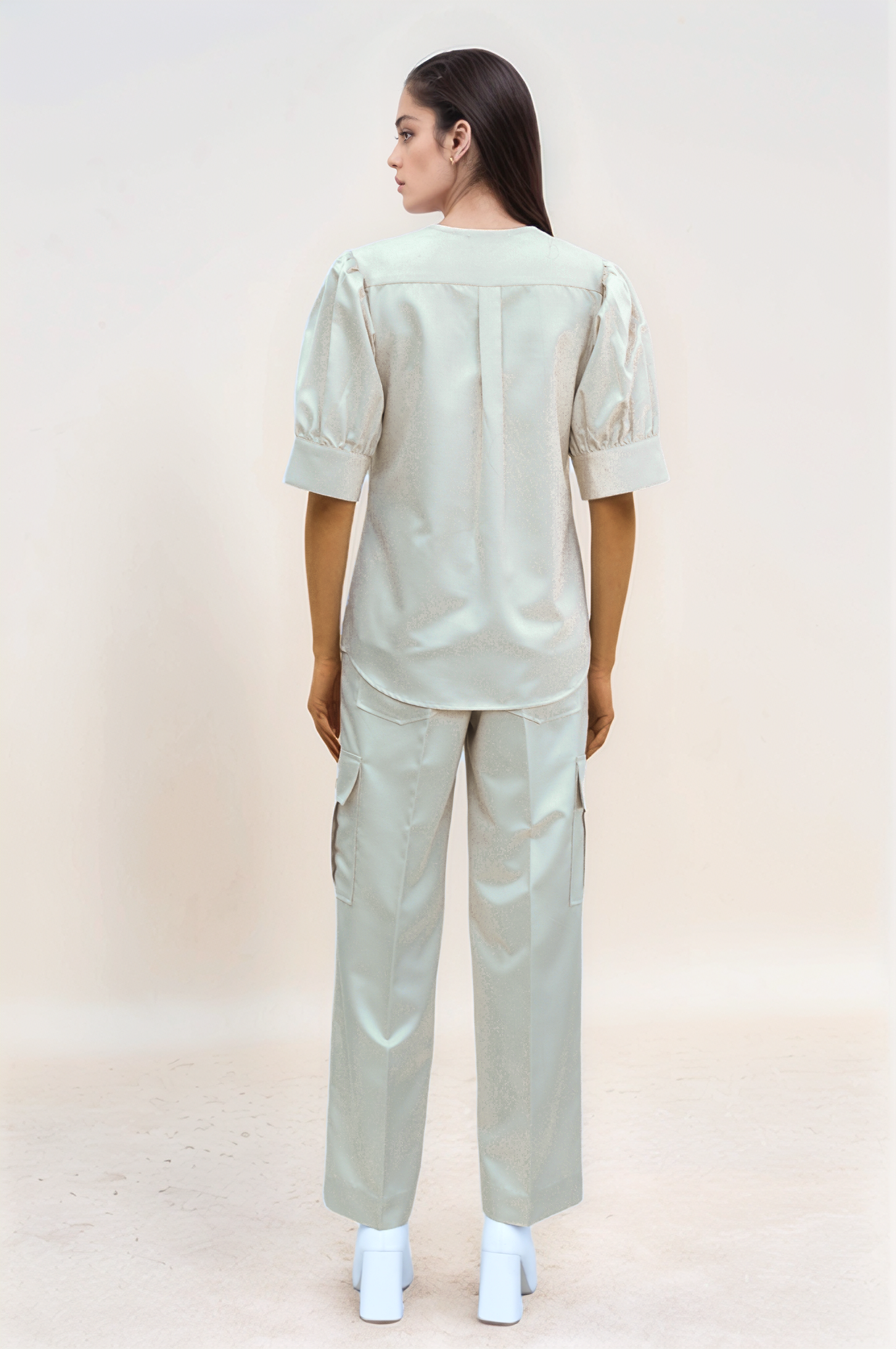 Beige Safari Women Jacket