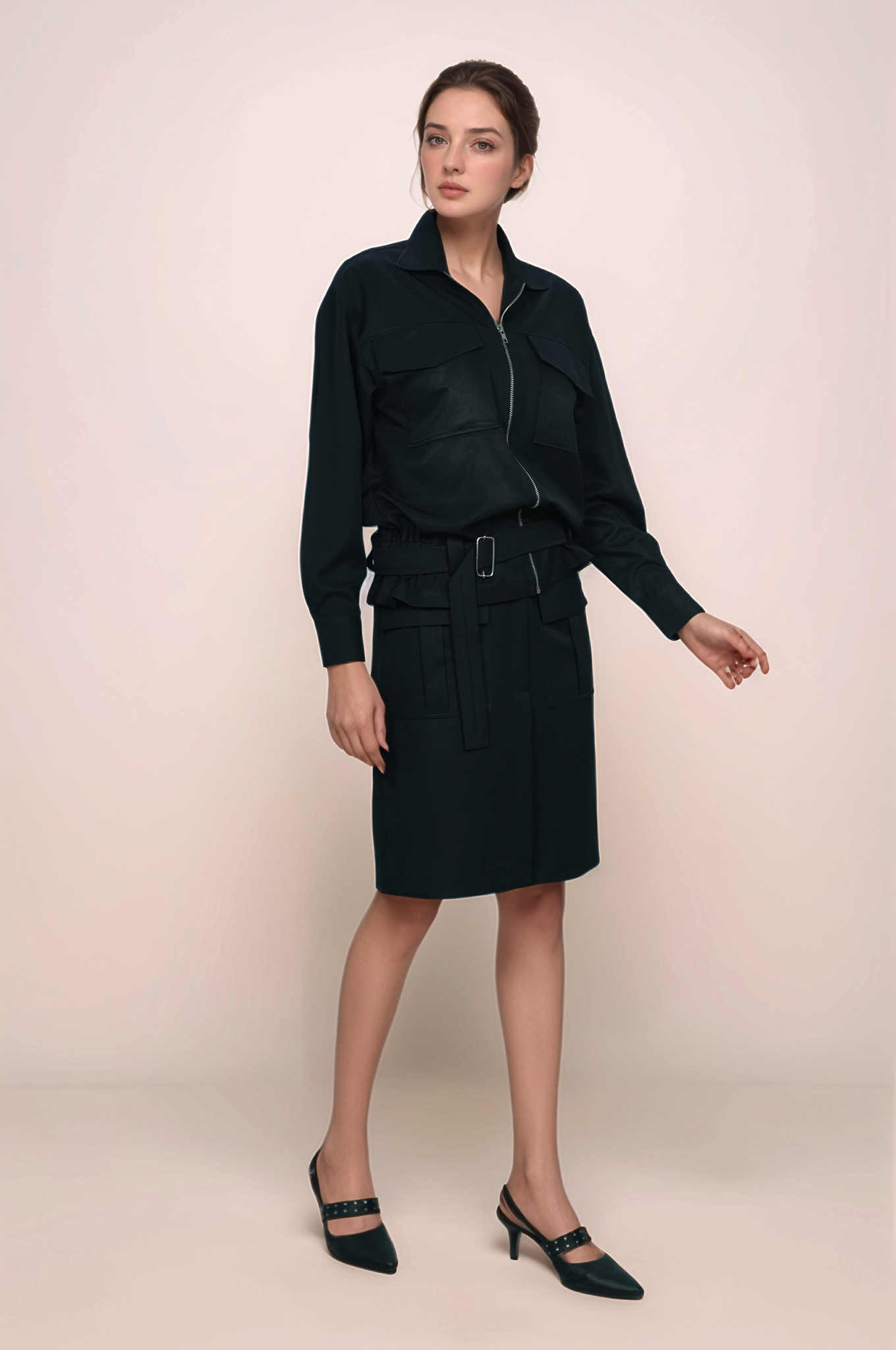 Black Zipper Jacket
