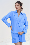 Lilac Overlapped Jacket