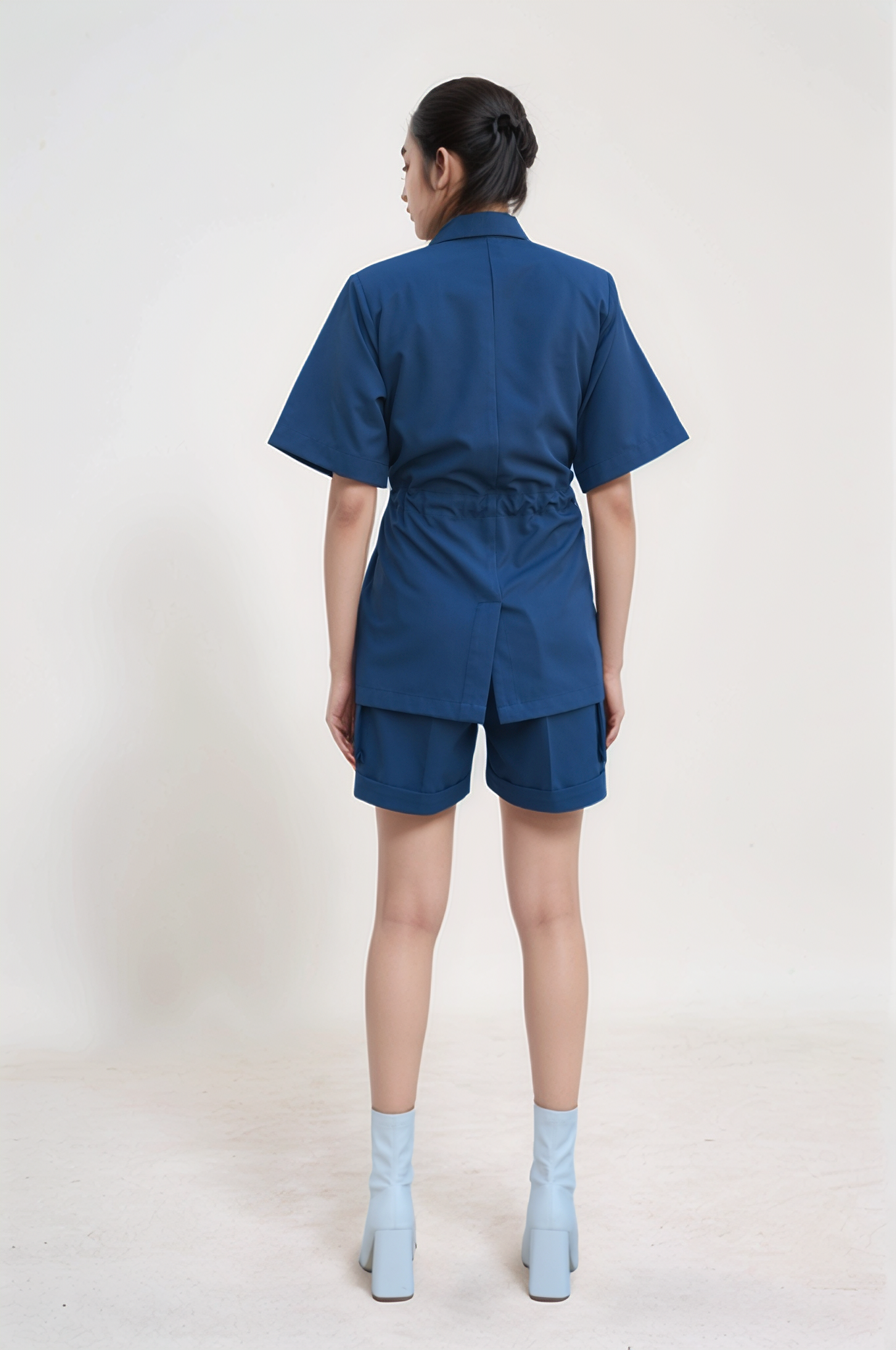 Blue Cargo Shorts