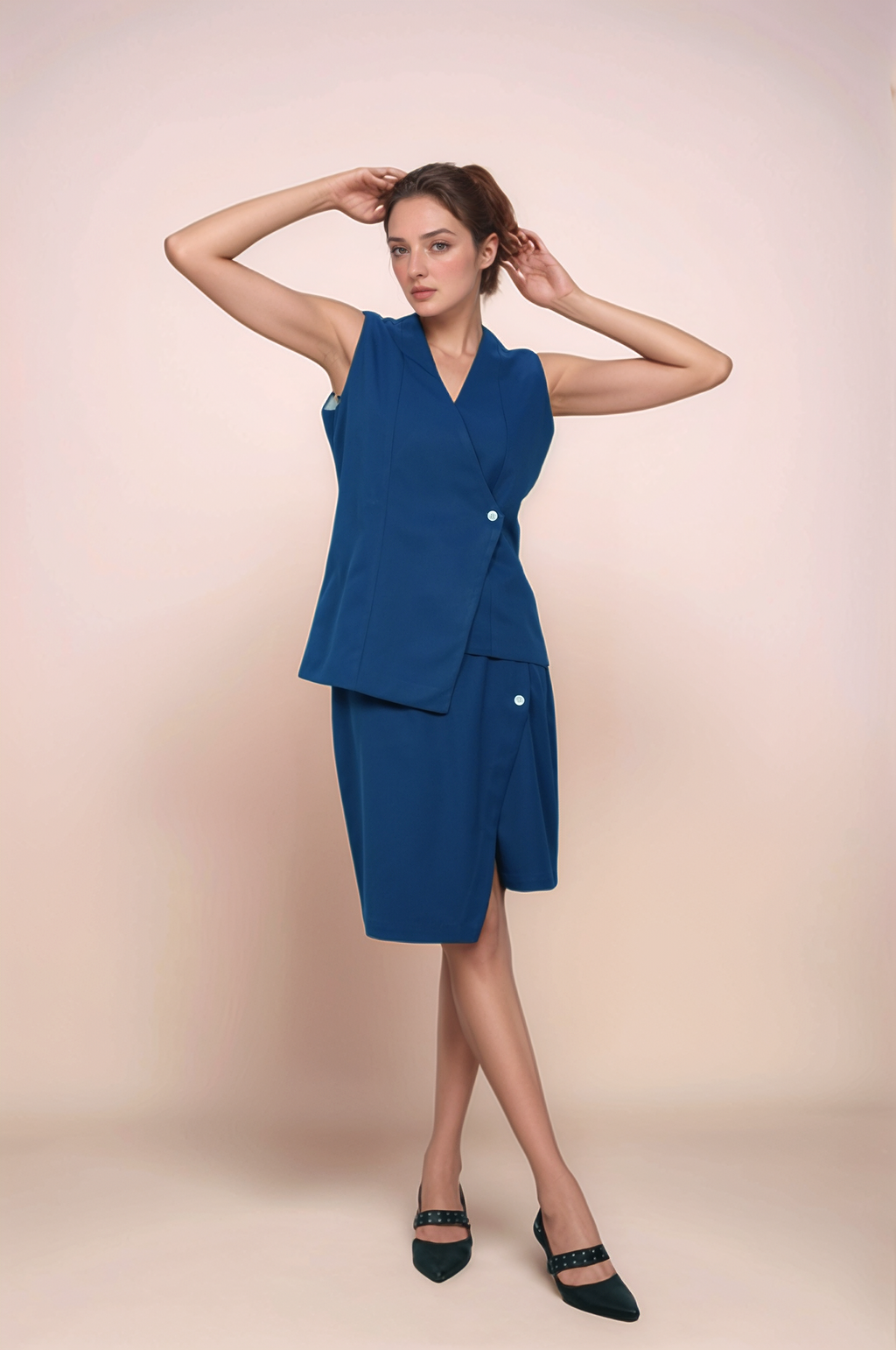 Cobalt Blue Jacket Co-ordSuit
