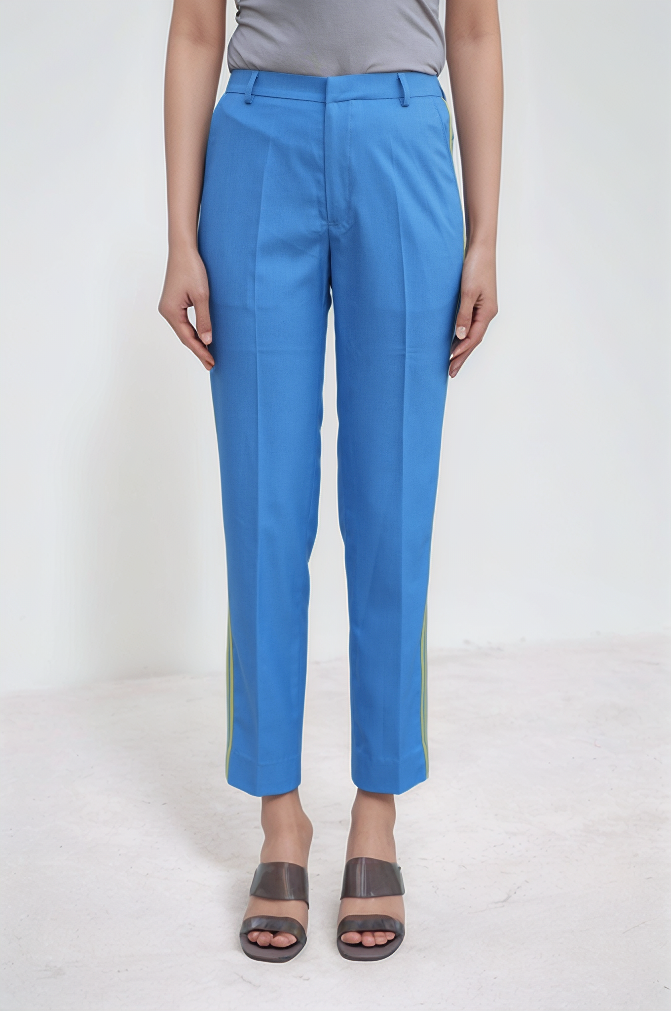 Sky Blue Short Blazer Suit