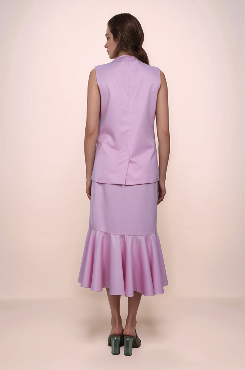 Pink V-Neck Jacket