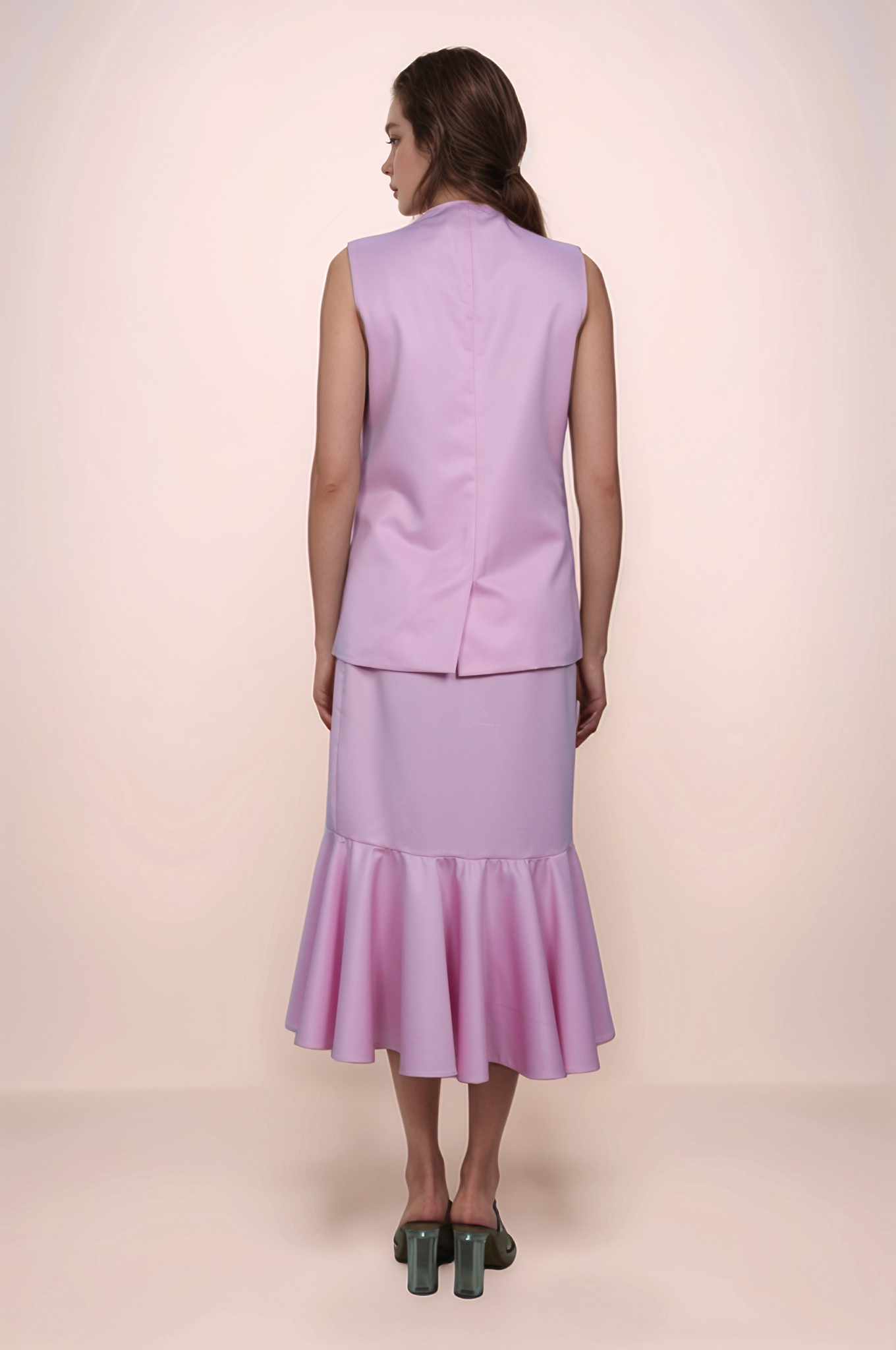 Pink V-Neck Jacket