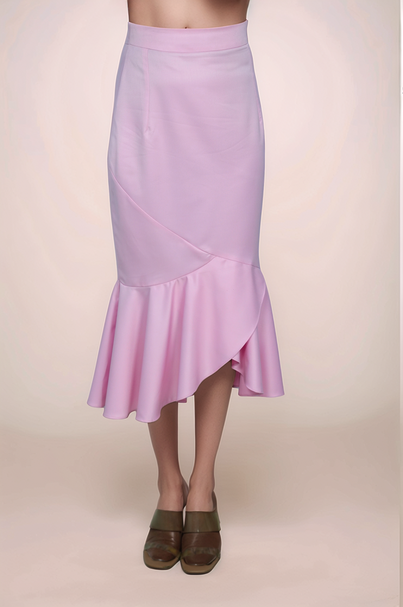 Pink V-Neck Jacket Co-ord Suit