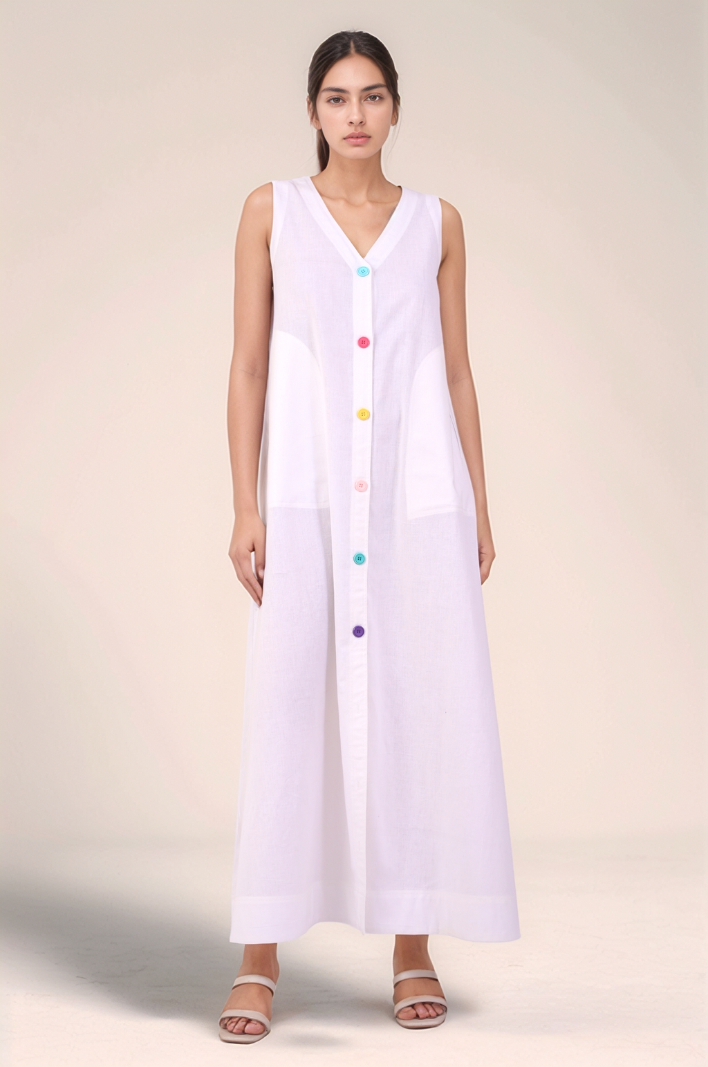 White Cotton Dress