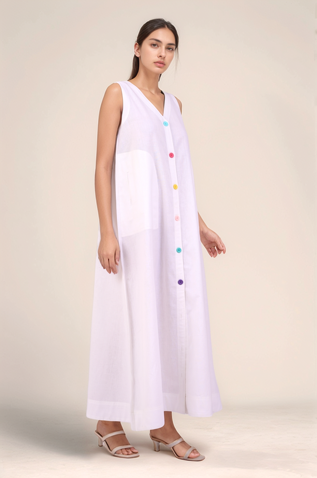 White Cotton Dress