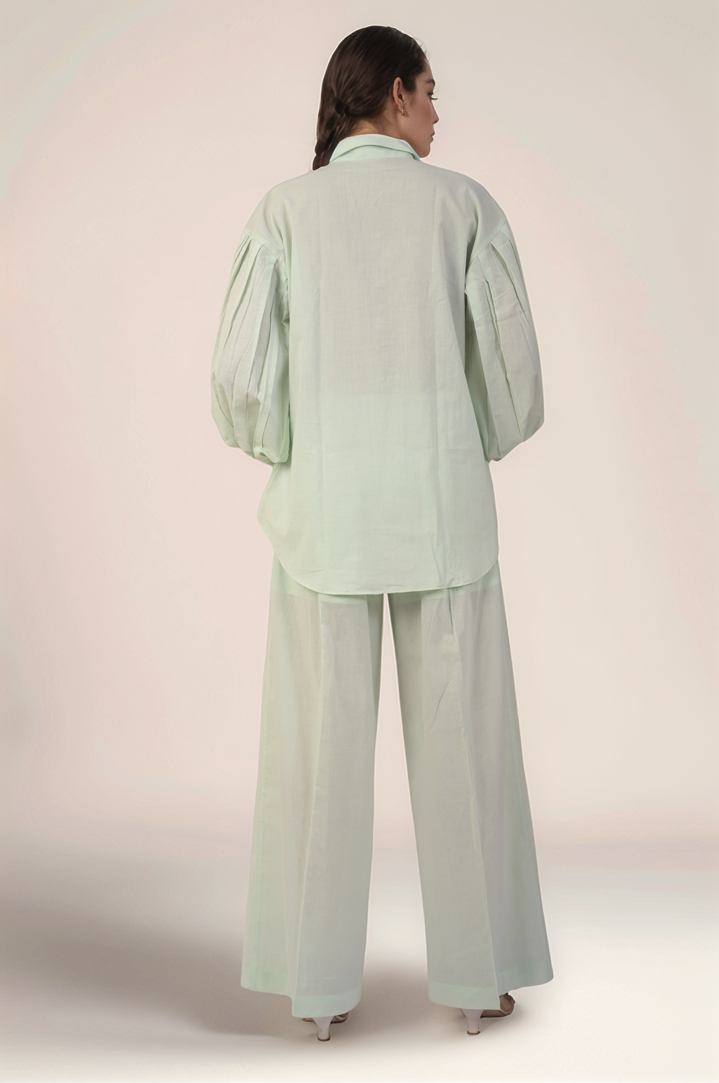 Mint Green Classy Cotton Co-ord suit