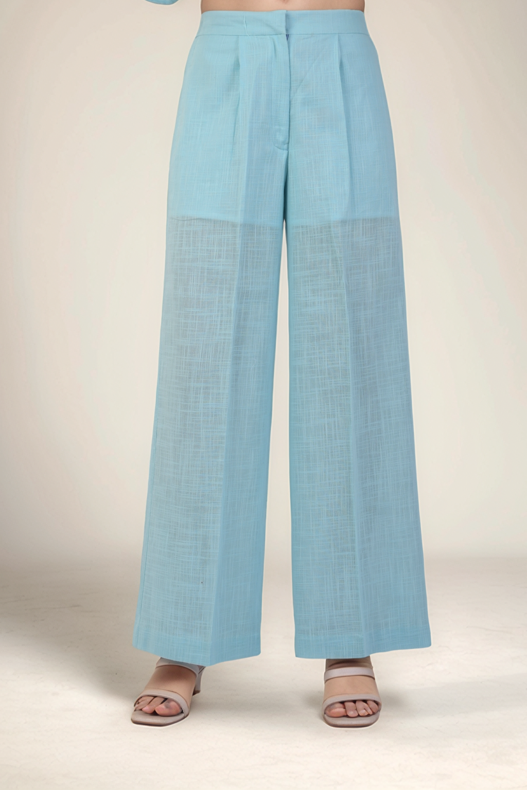 Powder Blue Batwing Sleeve Shirt  Co-ord suit