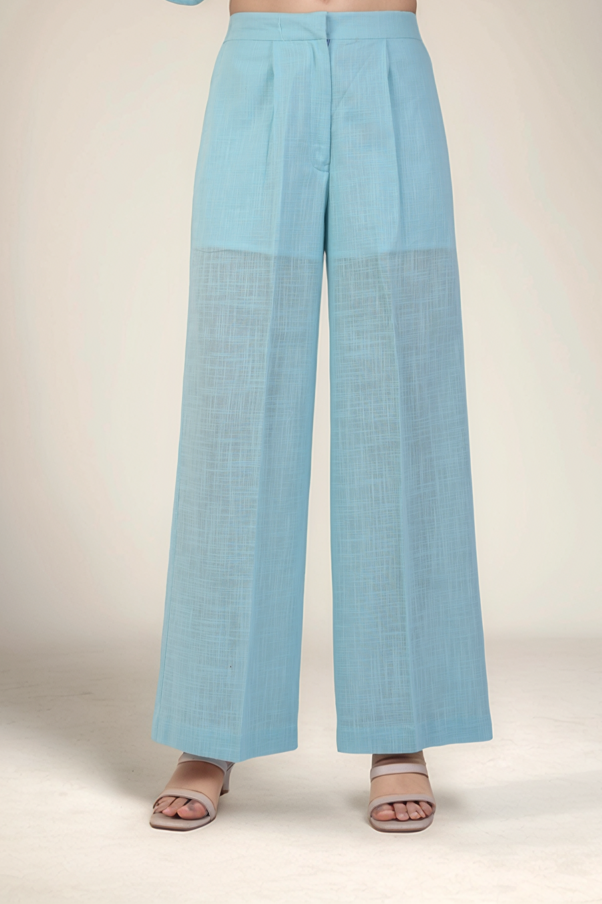 Powder Blue Batwing Sleeve Shirt  Co-ord suit