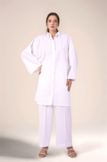 Oversized tunic Cotton Co-ord Suit