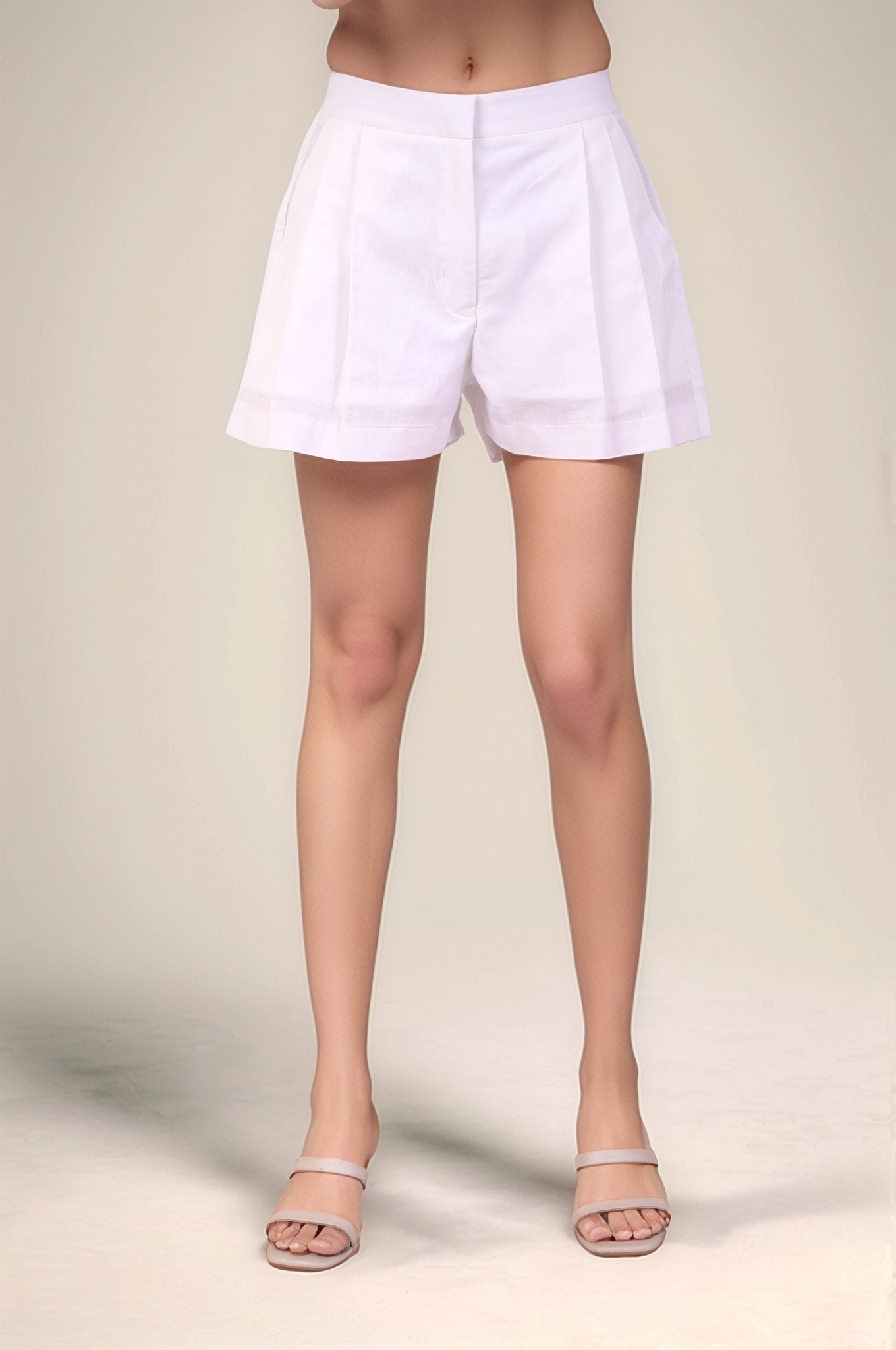 White Cotton Waistcoat Co-ord Suit