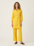 Yellow Shirt Co-ord Set