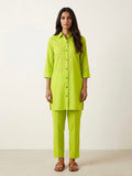Lime Green Shirt Co-ord Set