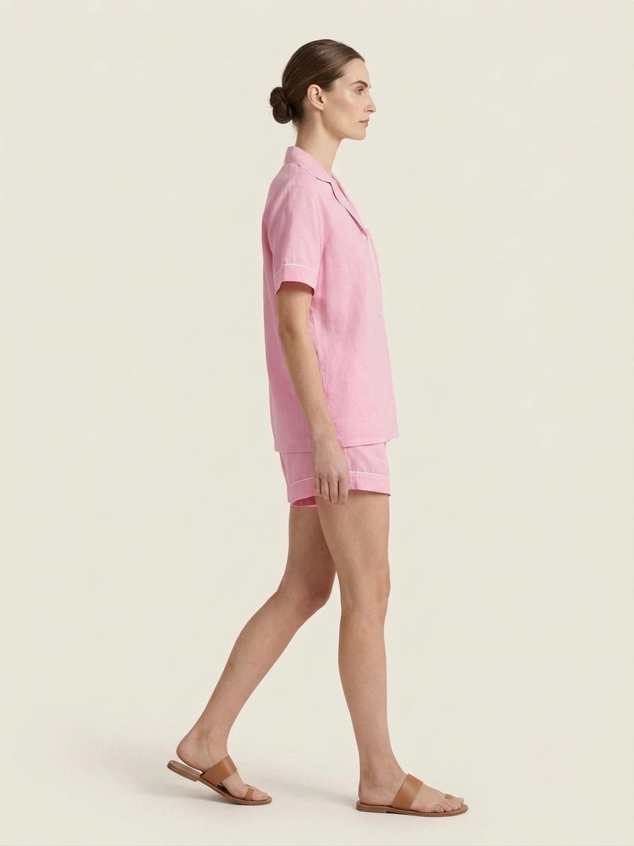 Pink Shorts Night Suit