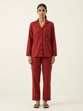 Maroon Night Suit