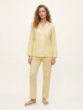 Pale Yellow Night Suit