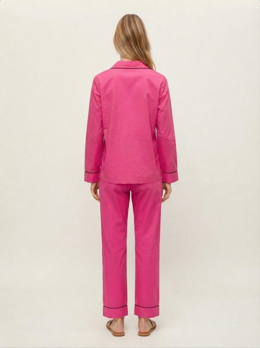 Fuchsia Pink Night Suit