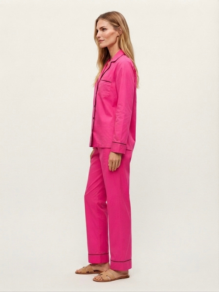 Fuchsia Pink Night Suit