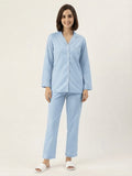 Sky Blue Night Suit