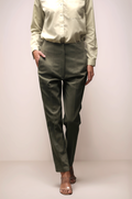 Olive Green Slim Fit Trouser
