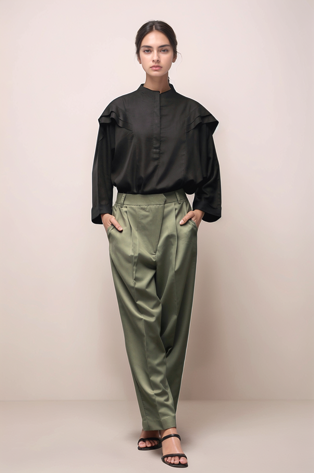 Sage Mist Baggy Pants