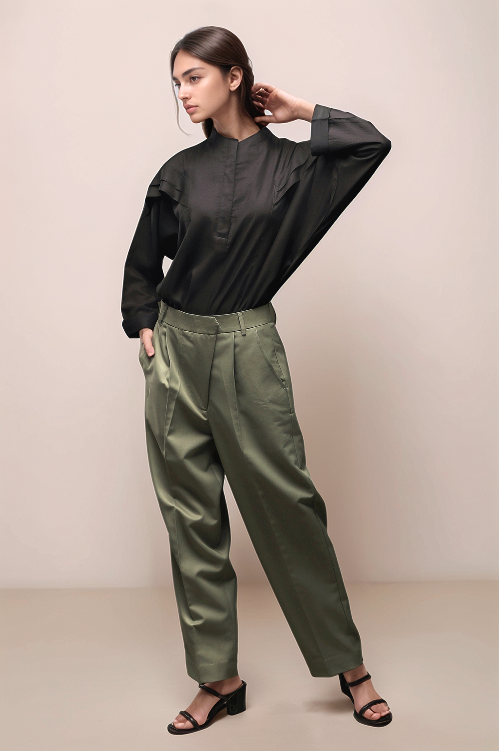 Sage Mist Baggy Pants