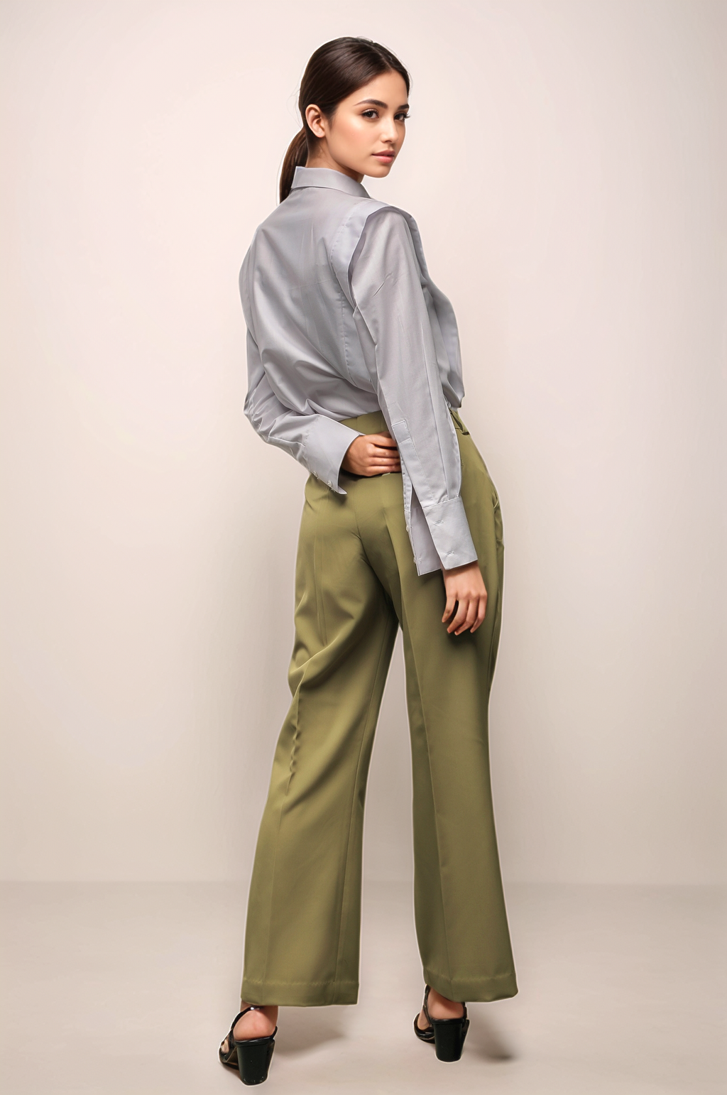 Light Green Parallel Trouser