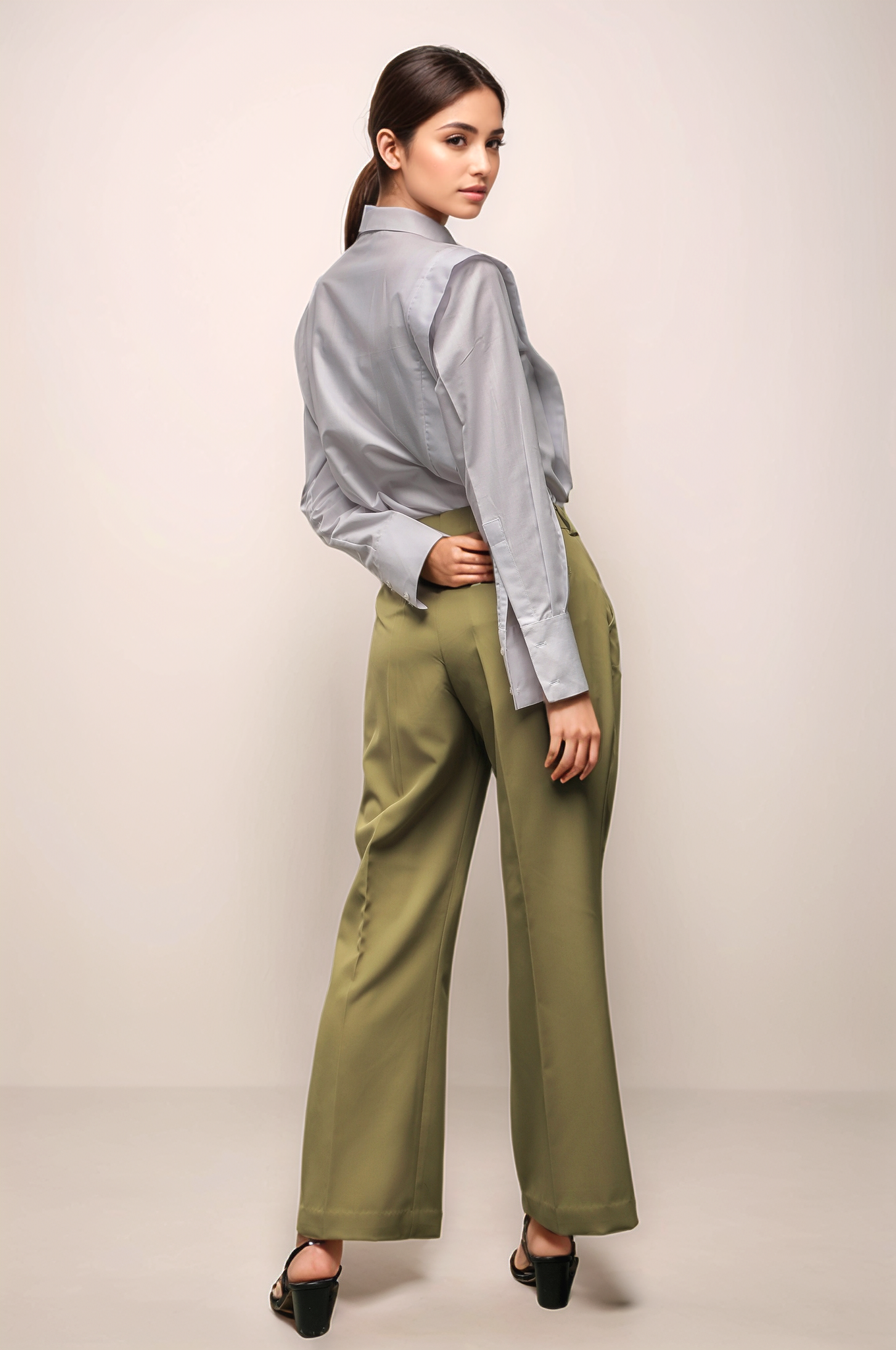 Light Green Parallel Trouser