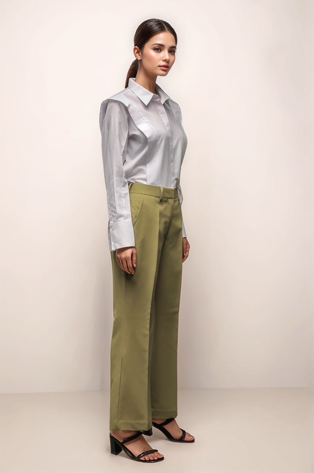 Light Green Parallel Trouser