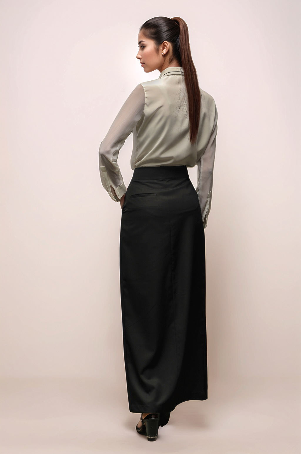 Full Length Black Skirt