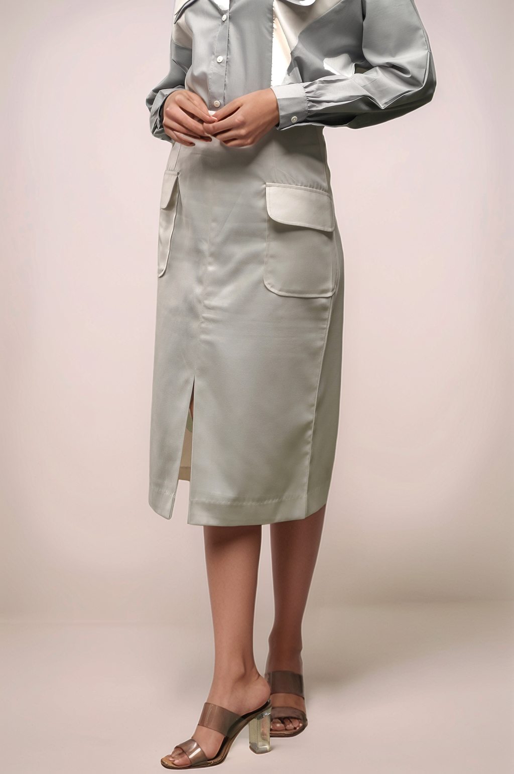 White Pencil Skirt
