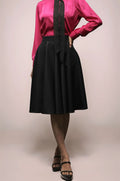 Black Umbrella Skirt