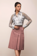 White Organza Shirt
