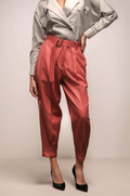 Peach Cropped Pant