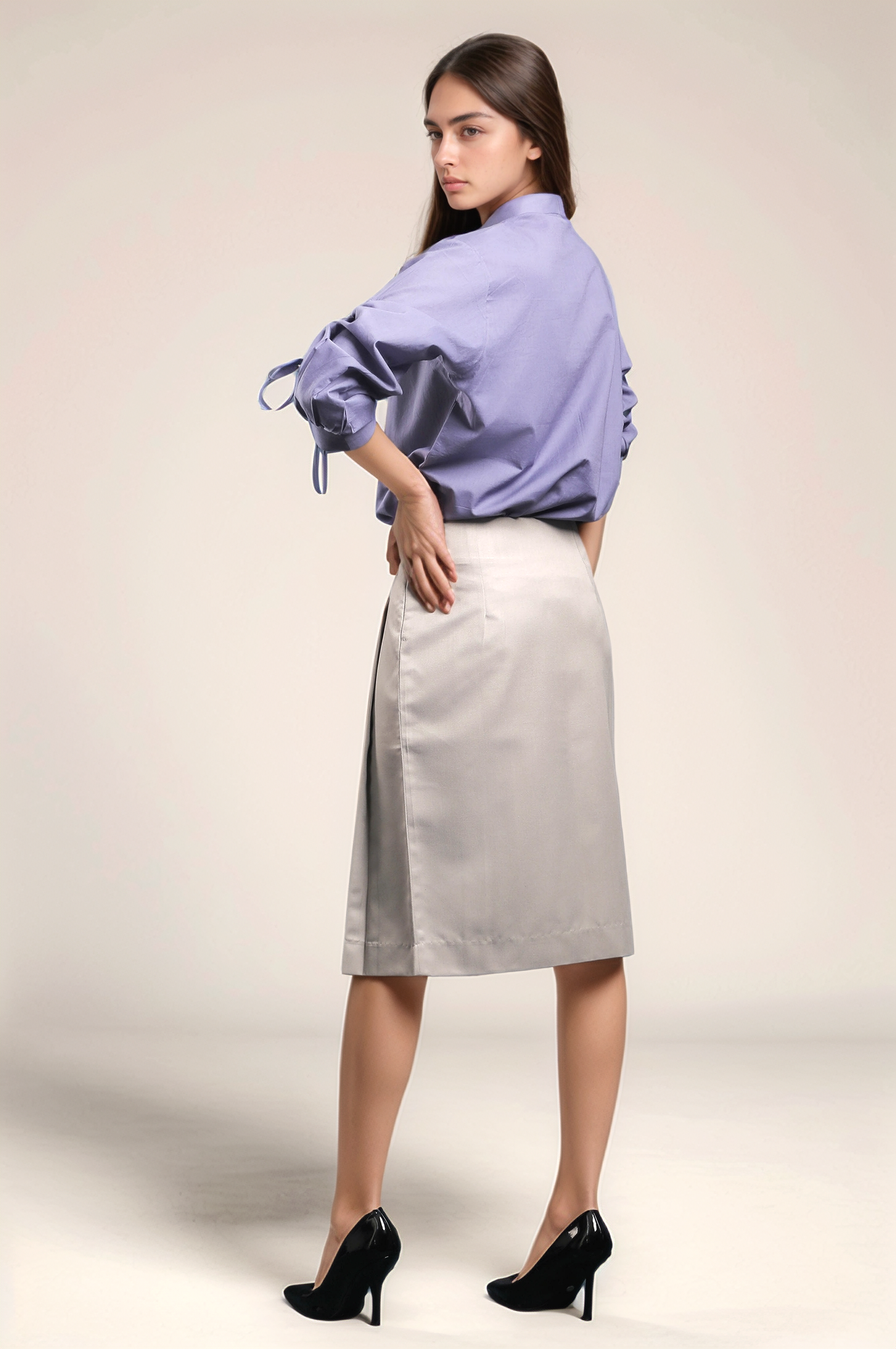 Lavender Cotton Shirt