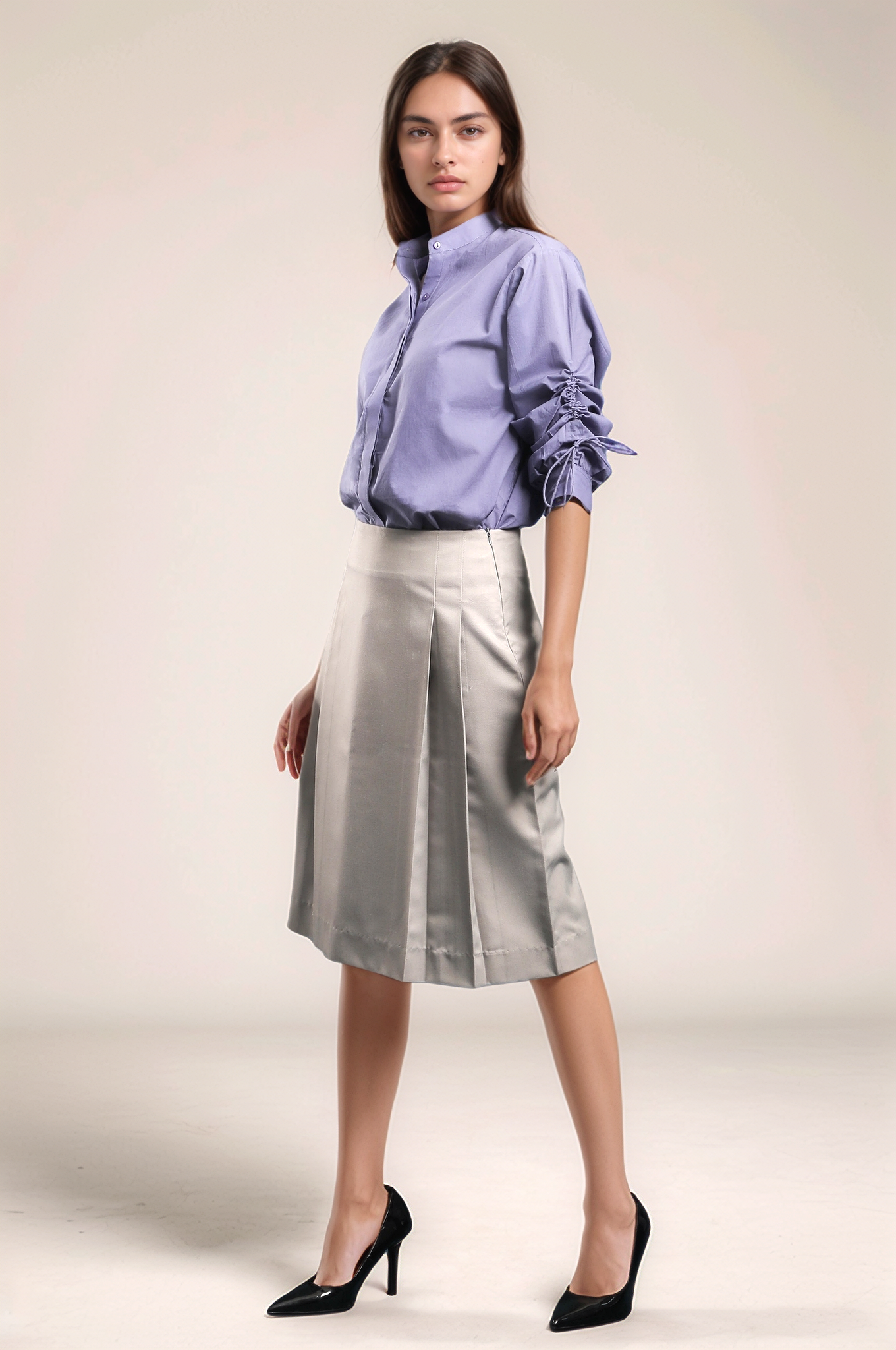 Lavender Cotton Shirt