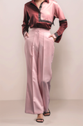 Pink Bellbottom Trouser