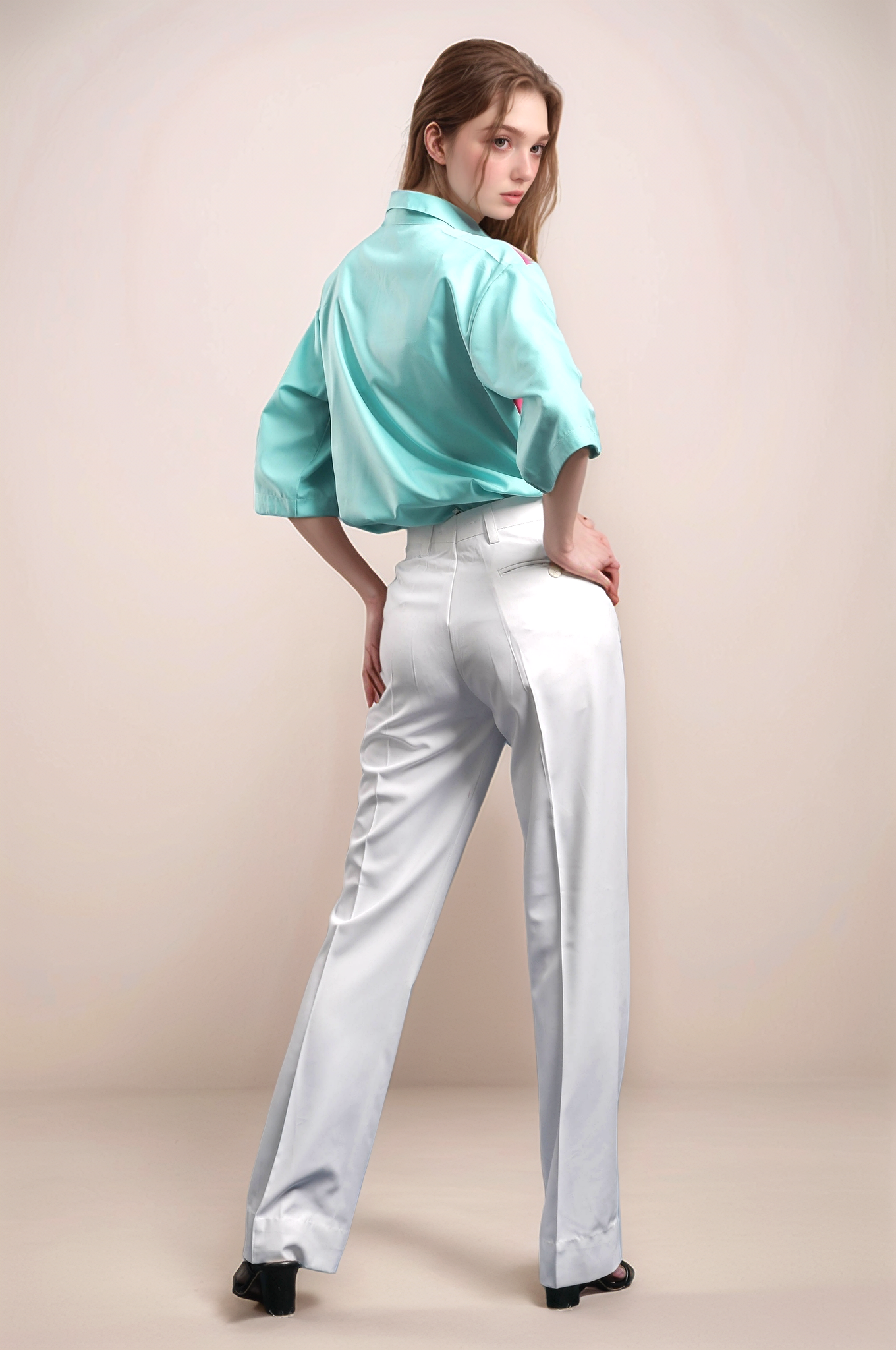 Pink Dual Colour Shirt
