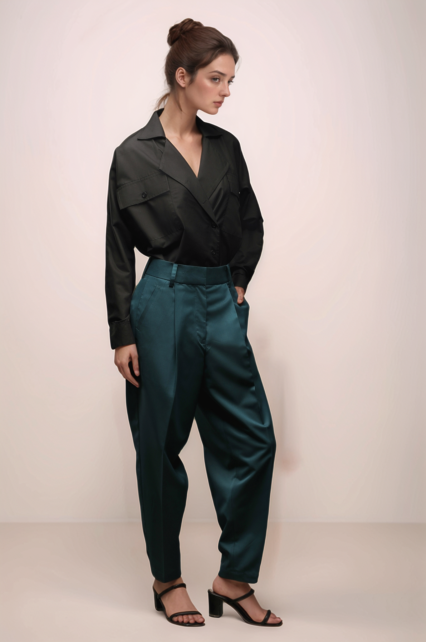 Rama Blue Baggy Pants