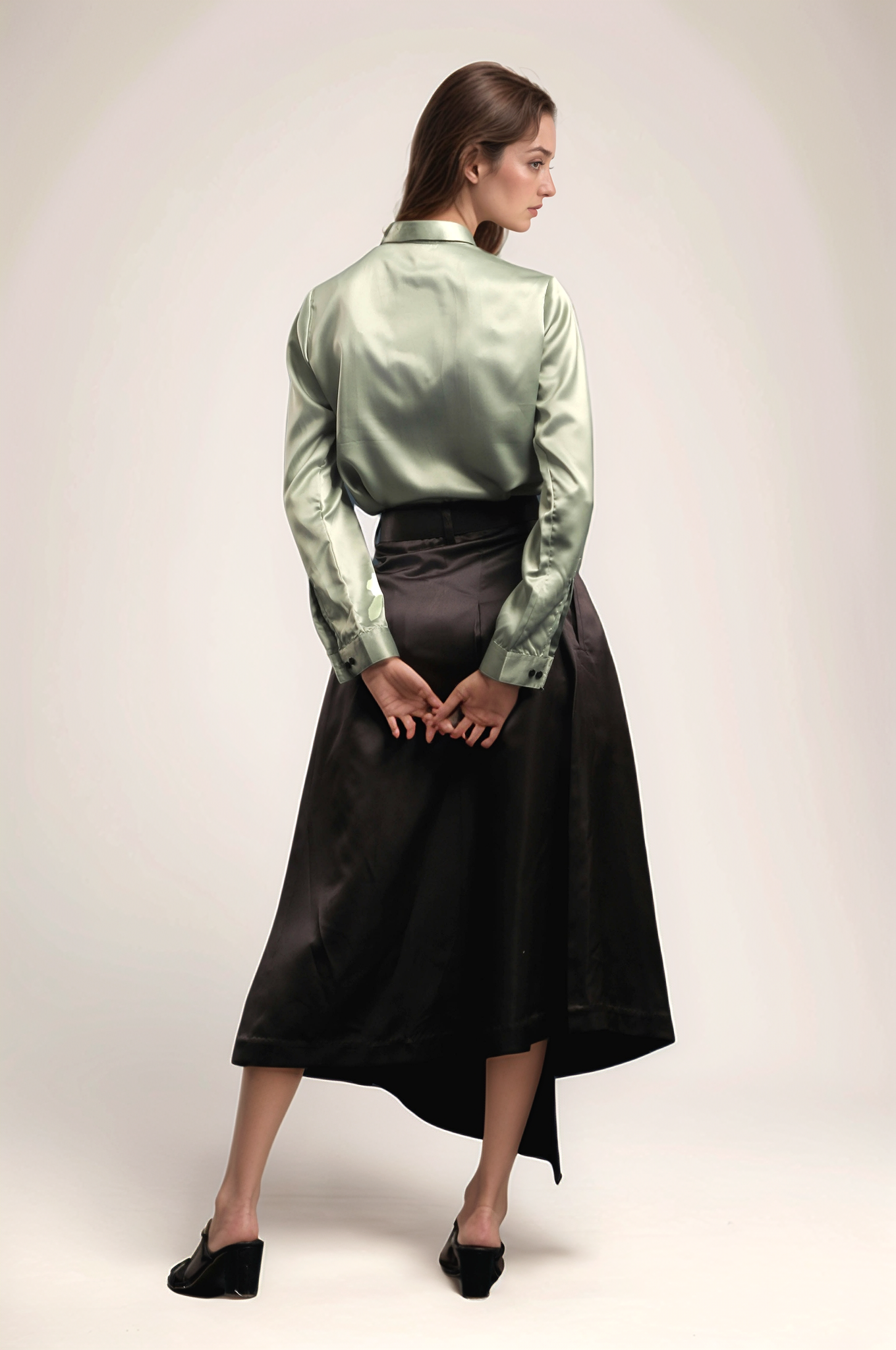 Pistachio Green Classy Shirt