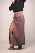 Onion Pink Straight Skirt