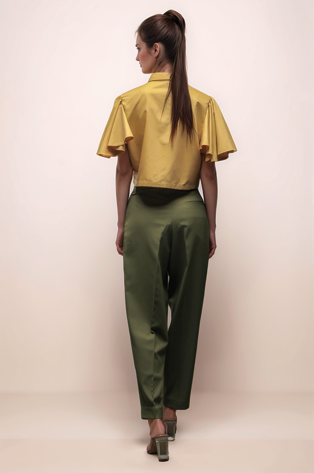 Moss Green Baggy Pant